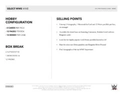 Panini - 2022 Select WWE Wrestling - Hobby Box (12 Packs)(Panini 2022 Select Wwe Wrestling Hobby Box 12 Packs) -The Card Vault Store panini 2022 select wwe wrestling hobby box 12 packs the card vault 6