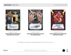Panini - 2022/23 Obsidian Basketball (NBA) - Hobby Box(Panini 2022 23 Obsidian Basketball Nba Hobby Box) -The Card Vault Store panini 202223 obsidian basketball nba hobby box the card vault 3
