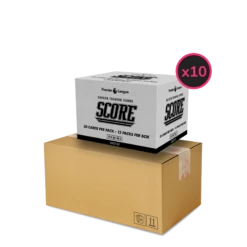 Panini - 2022/23 Score Premier League Football (Soccer) - Fat Pack Display Case (10x Boxes)(Panini 2022 23 Score Premier League Fat Pack Display Case 10x Boxes)