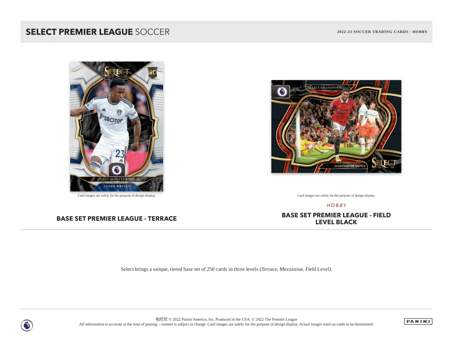 Panini - 2022/23 Select English Premier League Football (Soccer) - Hobby Box(Panini 2022 23 Select English Premier League Football Soccer Hobby Box) 2 Panini - 2022/23 Select English Premier League Football (Soccer) - Hobby Box(Panini 2022 23 Select English Premier League Football Soccer Hobby Box) - Image 2