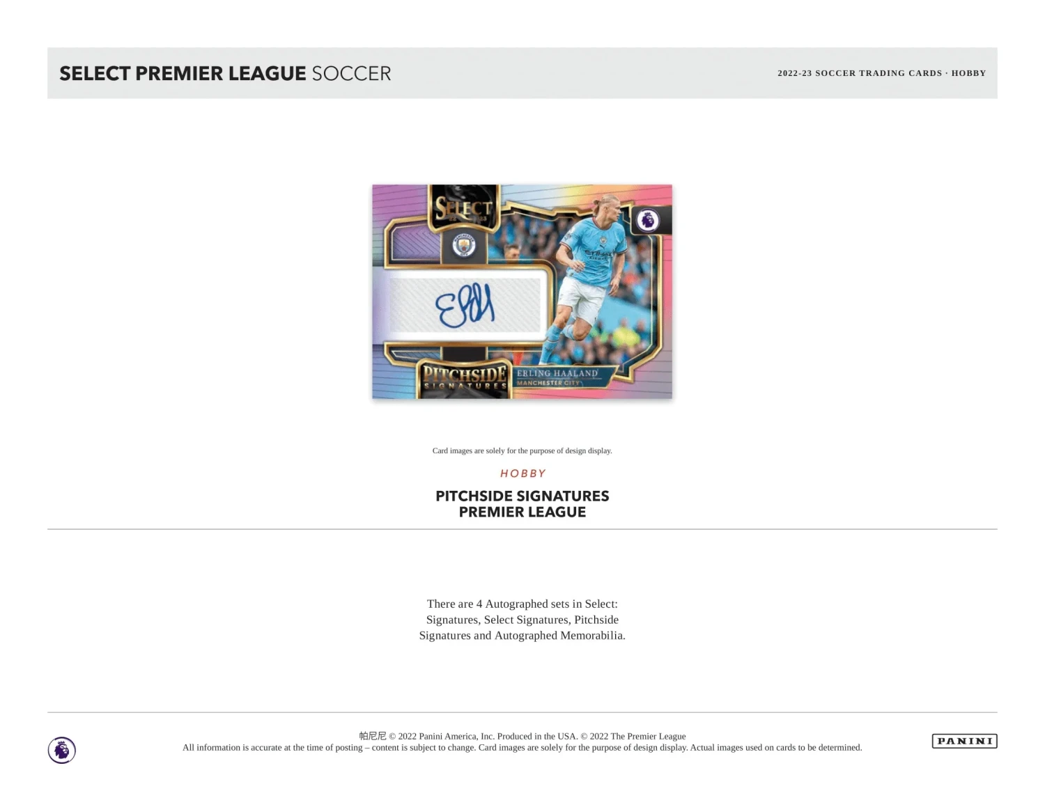 Panini - 2022/23 Select English Premier League Football (Soccer) - Hobby Box(Panini 2022 23 Select English Premier League Football Soccer Hobby Box) 3 Panini - 2022/23 Select English Premier League Football (Soccer) - Hobby Box(Panini 2022 23 Select English Premier League Football Soccer Hobby Box) - Image 3