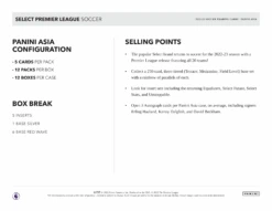 Panini - 2022/23 Select English Premier League Football (Soccer) - Tmall Hobby Box(Panini 2022 23 Select English Premier League Football Soccer Tmall Hobby Box) -The Card Vault Store panini 202223 select english premier league football soccer tmall hobby box the card vault 5