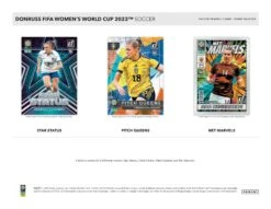 Panini - 2023 Donruss FIFA Women's World Cup Football (Soccer) - Blaster Box(Panini 2023 Donruss Fifa Womens World Cup Football Soccer Blaster Box) -The Card Vault Store panini 2023 donruss fifa women s world cup football soccer blaster box the card vault 4