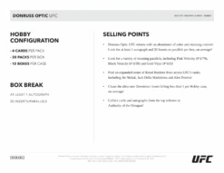 Panini - 2023 Donruss Optic UFC - Hobby Box(Panini 2023 Donruss Optic Ufc Hobby Box) -The Card Vault Store panini 2023 donruss optic ufc hobby box the card vault 6