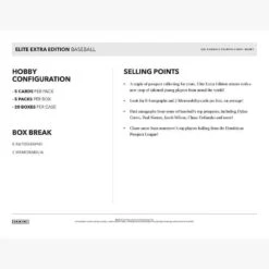 Panini - 2023 Elite Extra Edition Baseball (MLB) - Hobby Box(Panini 2023 Elite Extra Edition Baseball Mlb Hobby Box) -The Card Vault Store panini 2023 elite extra edition baseball mlb hobby box the card vault 5