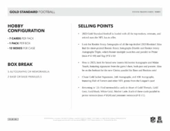 Panini - 2023 Gold Standard American Football (NFL) - Hobby Box(Panini 2023 Gold Standard American Football Nfl Hobby Box) -The Card Vault Store panini 2023 gold standard american football nfl hobby box the card vault 5