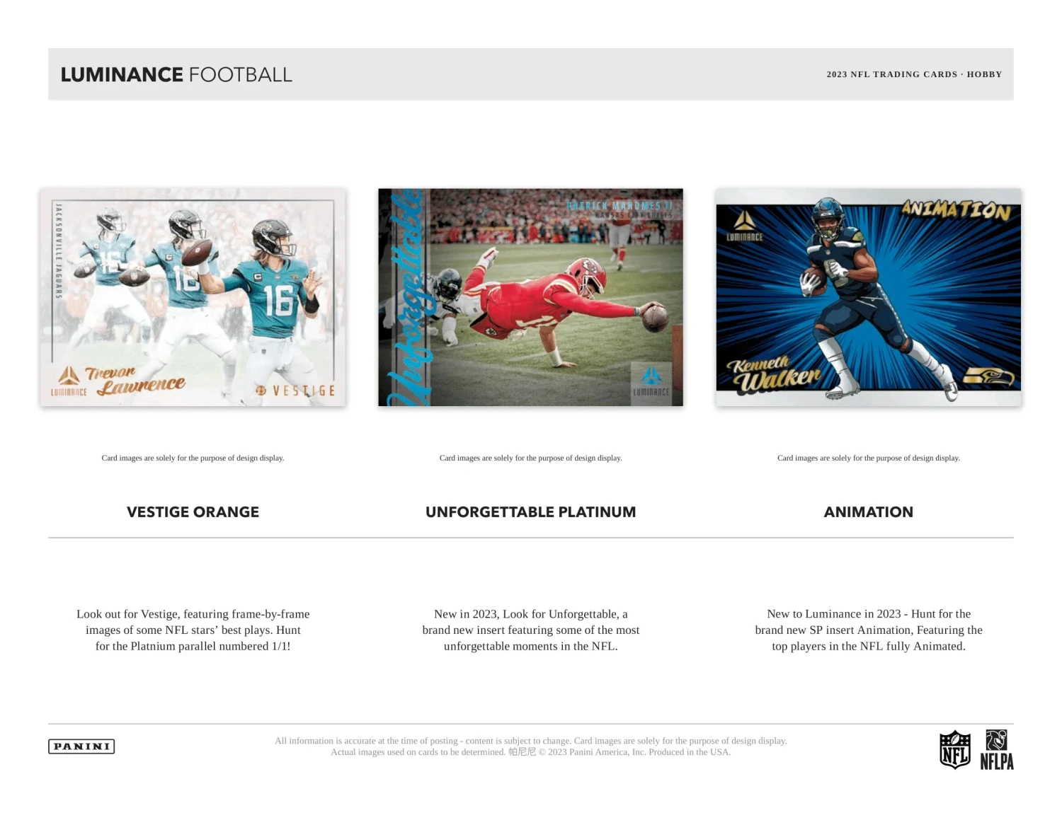Panini - 2023 Luminance American Football (NFL) - Hobby Box(Panini 2023 Luminance American Football Nfl Hobby Box) 5 Panini - 2023 Luminance American Football (NFL) - Hobby Box(Panini 2023 Luminance American Football Nfl Hobby Box) - Image 5