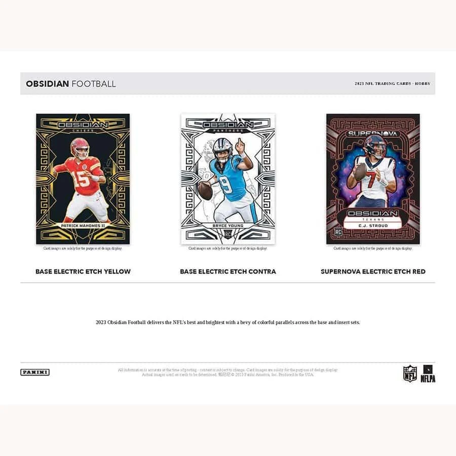Panini - 2023 Obsidian American Football (NFL) - Hobby Box(Panini 2023 Obsidian American Football Nfl Hobby Box) 3 Panini - 2023 Obsidian American Football (NFL) - Hobby Box(Panini 2023 Obsidian American Football Nfl Hobby Box) - Image 3