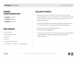 Panini - 2023 Phoenix American Football (NFL) - Hobby Box(Panini 2023 Phoenix American Football Nfl Hobby Box) -The Card Vault Store panini 2023 phoenix american football nfl hobby box the card vault 6