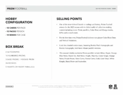 Panini - 2023 Prizm American Football (NFL) - Hobby Box(Panini 2023 Prizm American Football Nfl Hobby Box) -The Card Vault Store panini 2023 prizm american football nfl hobby box the card vault 5