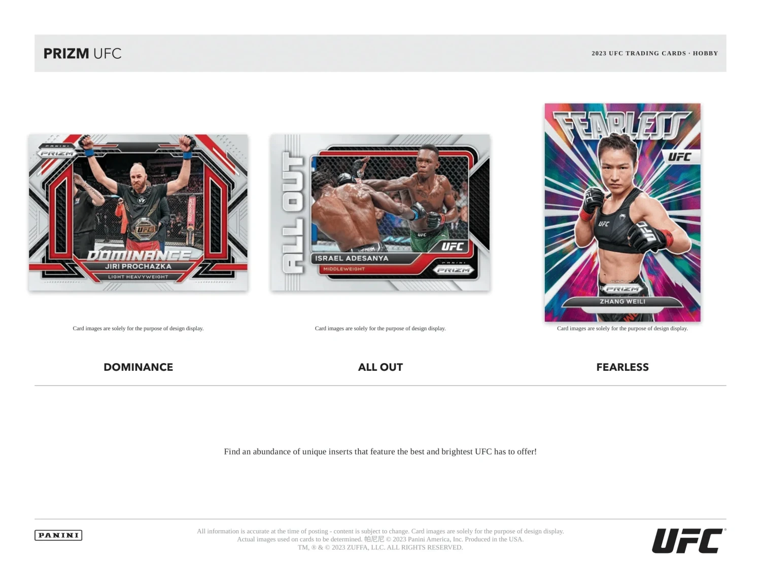 Panini - 2023 Prizm UFC - Hobby Box(Panini 2023 Prizm Ufc Hobby Box) 3 Panini - 2023 Prizm UFC - Hobby Box(Panini 2023 Prizm Ufc Hobby Box) - Image 3