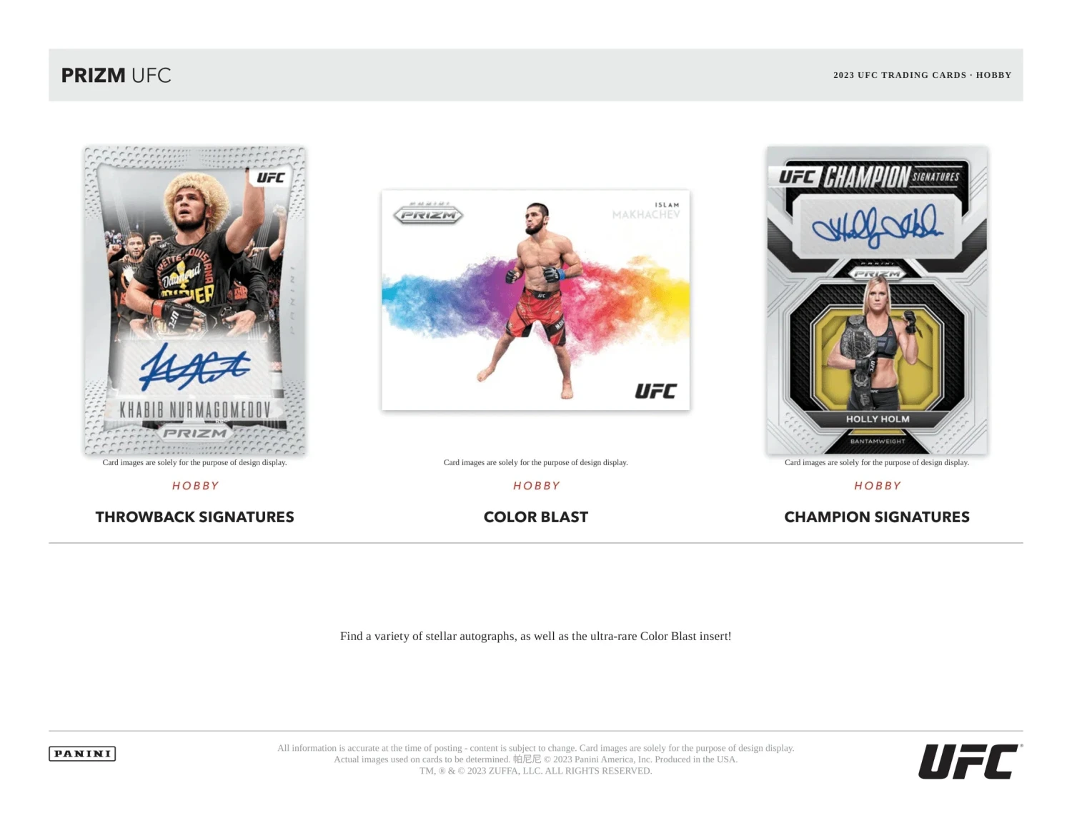 Panini - 2023 Prizm UFC - Hobby Box(Panini 2023 Prizm Ufc Hobby Box) 4 Panini - 2023 Prizm UFC - Hobby Box(Panini 2023 Prizm Ufc Hobby Box) - Image 4