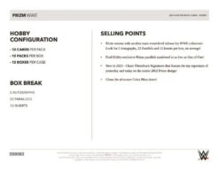 Panini - 2023 Prizm WWE Wrestling - Hobby Box (12 Packs)(Panini 2023 Prizm Wwe Wrestling Hobby Box 12 Packs) -The Card Vault Store panini 2023 prizm wwe wrestling hobby box 12 packs the card vault 5