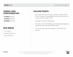 Panini - 2023 Prizm WWE Wrestling Under Card - Hobby Box(Panini 2023 Prizm Wwe Wrestling Under Card Hobby Box) -The Card Vault Store panini 2023 prizm wwe wrestling under card hobby box the card vault 5