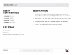 Panini - 2023 Revolution WWE Wrestling - Hobby Box(Panini 2023 Revolution Wwe Wrestling Hobby Box) -The Card Vault Store panini 2023 revolution wwe wrestling hobby box the card vault 5