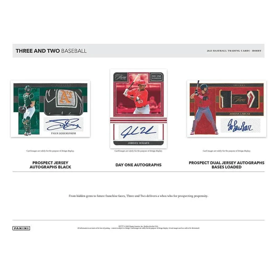 Panini - 2023 Three And Two Baseball (MLB) - Hobby Box(Panini 2023 Three And Two Baseball Mlb Hobby Box) 3 Panini - 2023 Three And Two Baseball (MLB) - Hobby Box(Panini 2023 Three And Two Baseball Mlb Hobby Box) - Image 3