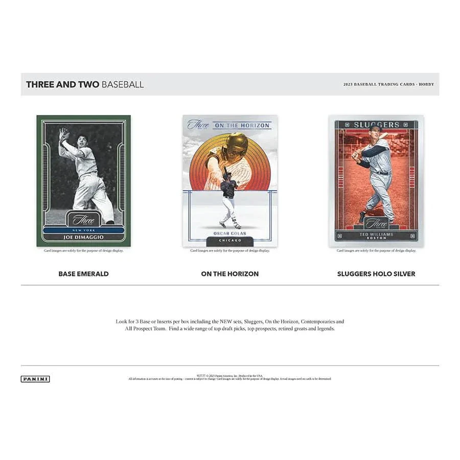 Panini - 2023 Three And Two Baseball (MLB) - Hobby Box(Panini 2023 Three And Two Baseball Mlb Hobby Box) 5 Panini - 2023 Three And Two Baseball (MLB) - Hobby Box(Panini 2023 Three And Two Baseball Mlb Hobby Box) - Image 5