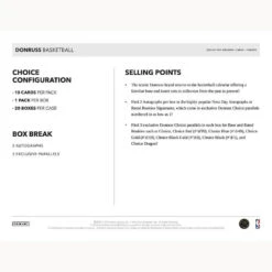Panini - 2023/24 Donruss Basketball (NBA) - Choice Box(Panini 2023 24 Donruss Basketball Nba Choice Box) -The Card Vault Store panini 202324 donruss basketball nba choice box the card vault 5