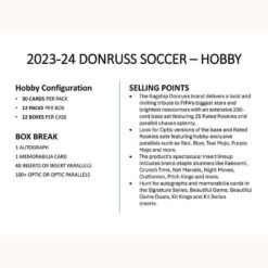 Panini - 2023/24 Donruss Football (Soccer) - Hobby Box(Panini 2023 24 Donruss Football Soccer Hobby Box) -The Card Vault Store panini 202324 donruss football soccer hobby box the card vault 5
