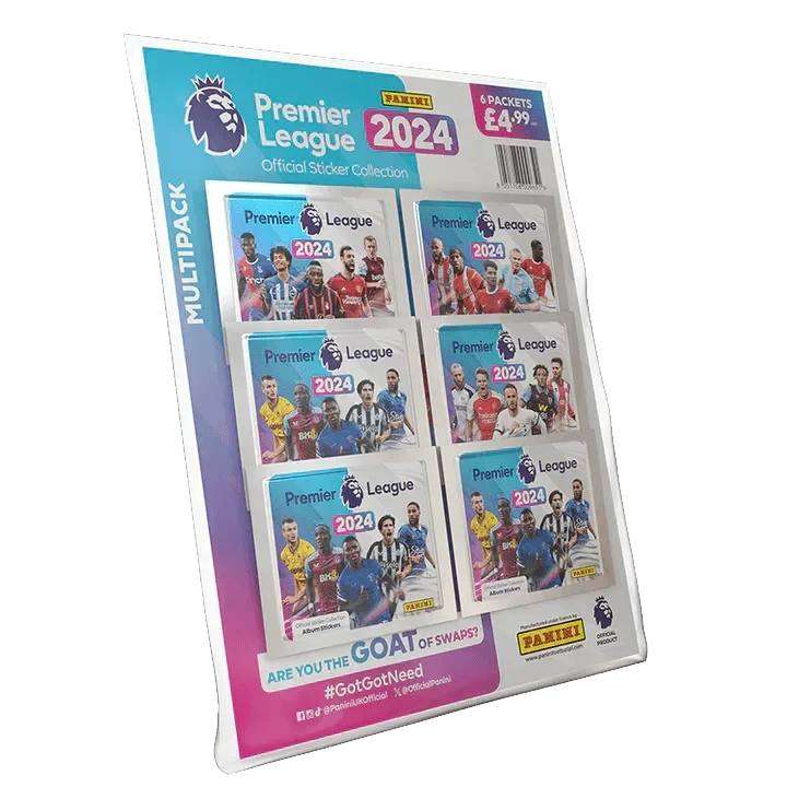 Panini - 2023/24 Premier League Football (Soccer) Sticker Collection - Multipack(Panini 2023 24 Premier League Football Soccer Sticker Collection Multipack) 1 Panini - 2023/24 Premier League Football (Soccer) Sticker Collection - Multipack(Panini 2023 24 Premier League Football Soccer Sticker Collection Multipack)