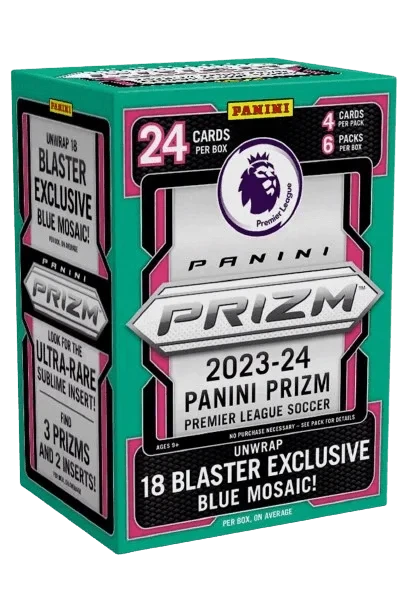 Panini - 2023/24 Prizm Premier League Football (Soccer) - Hobby Blaster Box(Panini 2023 24 Prizm Premier League Football Soccer Hobby Blaster Box) 1 Panini - 2023/24 Prizm Premier League Football (Soccer) - Hobby Blaster Box(Panini 2023 24 Prizm Premier League Football Soccer Hobby Blaster Box)