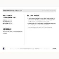 Panini - 2023/24 Prizm Premier League Football (Soccer) - Breakaway Box(Panini 2023 24 Prizm Premier League Football Soccer Choice Box) -The Card Vault Store panini 202324 prizm premier league football soccer breakaway box the card vault 4