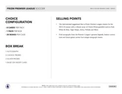Panini - 2023/24 Prizm Premier League Football (Soccer) - Choice Box(Panini 2023 24 Prizm Premier League Football Soccer Choice Box 1) -The Card Vault Store panini 202324 prizm premier league football soccer choice box the card vault 5