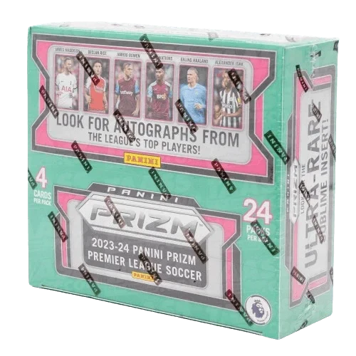 Panini - 2023/24 Prizm Premier League Football (Soccer) - Retail Box(Panini 2023 24 Prizm Premier League Football Soccer Retail Box) 1 Panini - 2023/24 Prizm Premier League Football (Soccer) - Retail Box(Panini 2023 24 Prizm Premier League Football Soccer Retail Box)