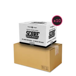 Panini - 2023/24 Score Premier League Football (Soccer) - Fat Pack Display Case (10x Boxes)(Panini 2023 24 Score Premier League Football Soccer Fat Pack Display Case 10x Boxes)