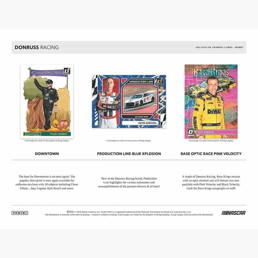 Panini - 2024 Donruss Racing (NASCAR) - Hobby Box(Panini 2024 Donruss Nascar Racing Hobby Box) 5 Panini - 2024 Donruss Racing (NASCAR) - Hobby Box(Panini 2024 Donruss Nascar Racing Hobby Box) - Image 5