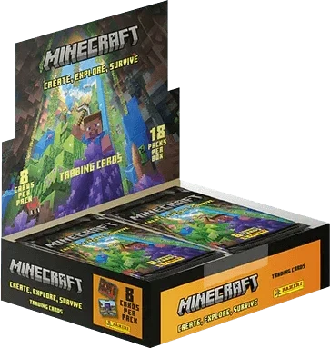 Panini - Minecraft Create Explore Survive Trading Card Collection - Booster Box (18 Packs)(Panini Minecraft Create Explore Survive Trading Card Collection Booster Box 18 Packs) 1 Panini - Minecraft Create Explore Survive Trading Card Collection - Booster Box (18 Packs)(Panini Minecraft Create Explore Survive Trading Card Collection Booster Box 18 Packs)