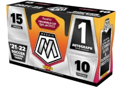 Panini - Mosaic Road To FIFA World Cup 2022 Football (Soccer) - Hobby Box (10 Packs)(Panini Mosaic Road To Fifa World Cup 2022 Football Soccer Hobby Box 10 Packs)