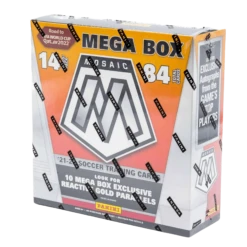 Panini - Mosaic Road To FIFA World Cup 2022 Football (Soccer) - Mega Box (6 Packs)(Panini Mosaic Road To Fifa World Cup 2022 Mega Box 6 Packs)
