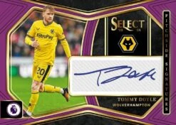 Panini - 2023/24 Select Premier League Football (Soccer) - Hobby Box(Panini 2023 24 Select Premier League Football Soccer Hobby Box) -The Card Vault Store pitchside purple doyle copy