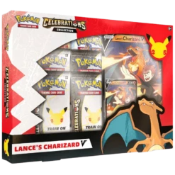 Pokemon TCG: Celebrations Collection Box - Lance's Charizard(Pokemon Tcg Celebrations Collection Box Lances Charizard)