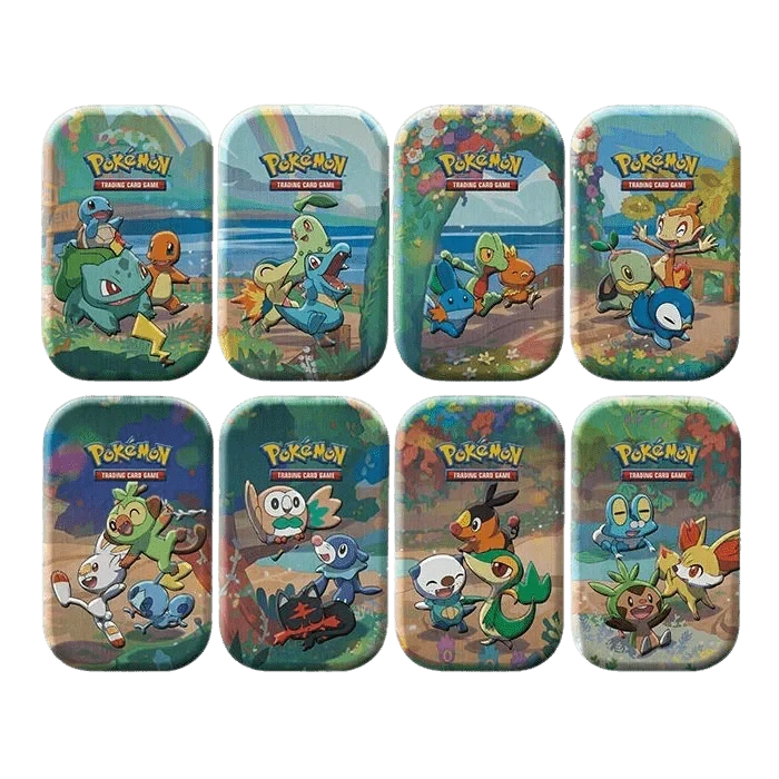 Pokemon TCG: Celebrations Mini Tin Display Case (8x Tins)(Pokemon Tcg Celebrations Mini Tin Display Case 8x Tins) 2 Pokemon TCG: Celebrations Mini Tin Display Case (8x Tins)(Pokemon Tcg Celebrations Mini Tin Display Case 8x Tins) - Image 2