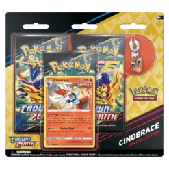 Pokemon TCG: Crown Zenith Pin Collection - Cinderace(Pokemon Tcg Crown Zenith Pin Collection Cinderace)