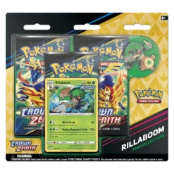 Pokemon TCG: Crown Zenith Pin Collection - Rillaboom(Pokemon Tcg Crown Zenith Pin Collection Rillaboom)