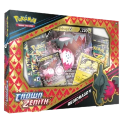 Pokemon TCG: Crown Zenith Regidrago V Collection Box(Pokemon Tcg Crown Zenith Regidrago V Collection Box)