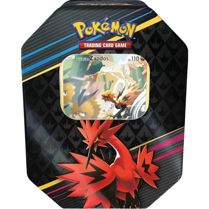 Pokemon TCG - Crown Zenith Tin - Galarian Zapdos(Pokemon Tcg Crown Zenith Tin Galarian Zapdos) 1 Pokemon TCG - Crown Zenith Tin - Galarian Zapdos(Pokemon Tcg Crown Zenith Tin Galarian Zapdos)