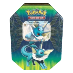 Pokemon TCG - Elemental Power Tin - Vaporeon GX(Pokemon Tcg Elemental Power Tin Vaporeon Gx)