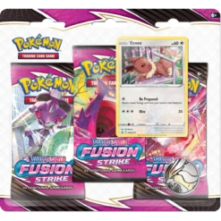 Pokemon TCG: Fusion Strike 3-Pack Blister - Eevee(Pokemon Tcg Fusion Strike 3 Pack Blister Eevee)