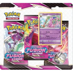 Pokemon TCG: Fusion Strike 3-Pack Blister - Espeon(Pokemon Tcg Fusion Strike 3 Pack Blister Espeon)