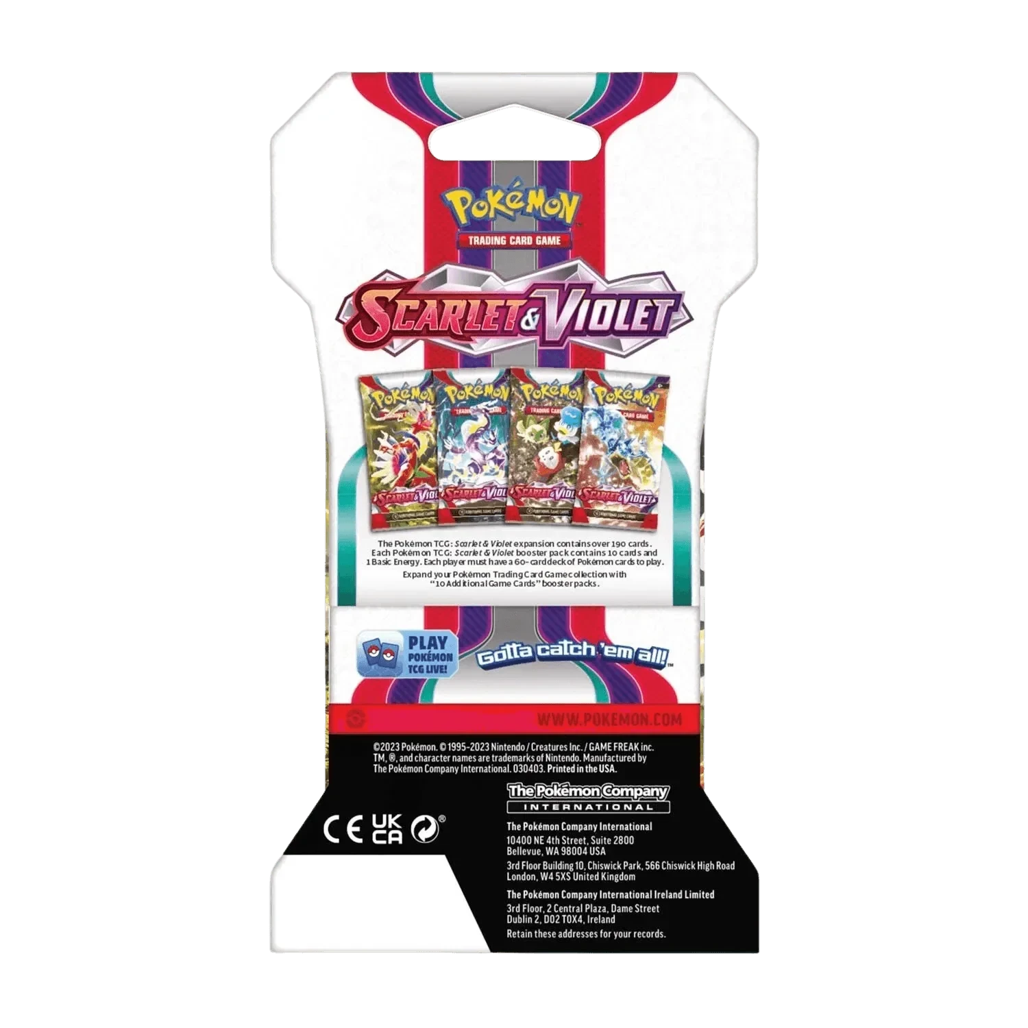 Pokemon TCG - Scarlet & Violet Base Set - Sleeved Booster Pack(Pokemon Tcg Scarlet Violet Base Set Sleeved Booster Pack) 6 Pokemon TCG - Scarlet & Violet Base Set - Sleeved Booster Pack(Pokemon Tcg Scarlet Violet Base Set Sleeved Booster Pack) - Image 6