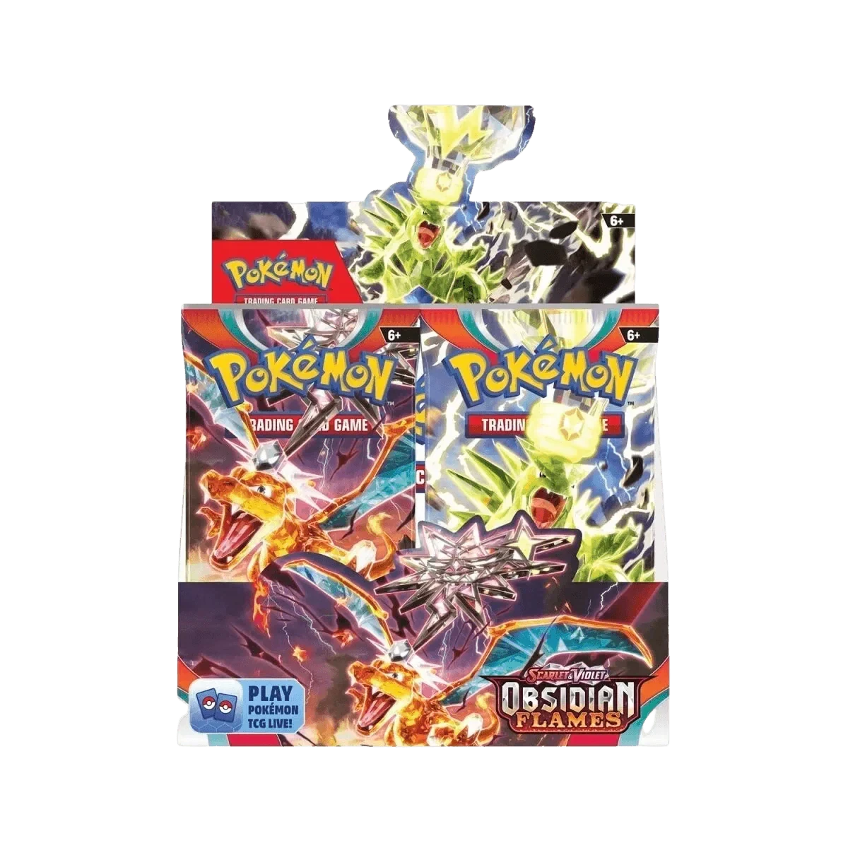 Pokemon TCG - Scarlet & Violet - Obsidian Flames Booster Box (36 Packs)(Pokemon Tcg Scarlet Violet Obsidian Flames Booster Box 36 Packs) 2 Pokemon TCG - Scarlet & Violet - Obsidian Flames Booster Box (36 Packs)(Pokemon Tcg Scarlet Violet Obsidian Flames Booster Box 36 Packs) - Image 2