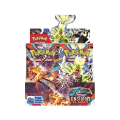 Pokemon TCG - Scarlet & Violet - Obsidian Flames - Display Case (6x Booster Boxes)(Pokemon Tcg Scarlet Violet Obsidian Flames Display Case 6x Booster Boxes) -The Card Vault Store pokemon tcg scarlet and violet obsidian flames display case 6x booster boxes the card vault 3