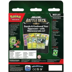 Pokemon TCG - Scarlet & Violet Paldea Evolved - Meowscarada Ex & Quaquaval Ex Deluxe Battle Decks(Pokemon Tcg Scarlet Violet Paldea Evolved Meowscarada Quaquaval Ex Deluxe Battle Decks) -The Card Vault Store pokemon tcg scarlet and violet paldea evolved meowscarada ex and quaquaval ex deluxe battle decks the card vault 3