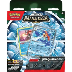 Pokemon TCG - Scarlet & Violet Paldea Evolved - Quaquaval Ex Deluxe Battle Deck(Pokemon Tcg Scarlet Violet Paldea Evolved Quaquaval Ex Deluxe Battle Deck)