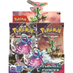 Pokemon TCG - Scarlet & Violet - Temporal Forces - Booster Box (36 Packs)(Pokemon Tcg Scarlet Violet Temporal Forces Booster Box 36 Packs) -The Card Vault Store pokemon tcg scarlet and violet temporal forces booster box 36 packs the card vault 3