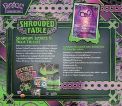 Pokemon TCG - Scarlet & Violet - Shrouded Fable - Elite Trainer Box(Pokemon Tcg Scarlet Violet Shrouded Fable Elite Trainer Box) -The Card Vault Store pokemon tcg scarlet violet shrouded fable elite trainer box back